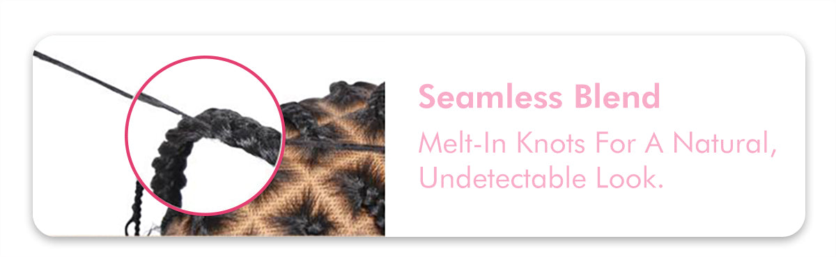 Geeta Hair Feather Crochet Human Hair All Textures Miracle Knots Friendly for Boho Braids Pre-Separated Time-Saving Design