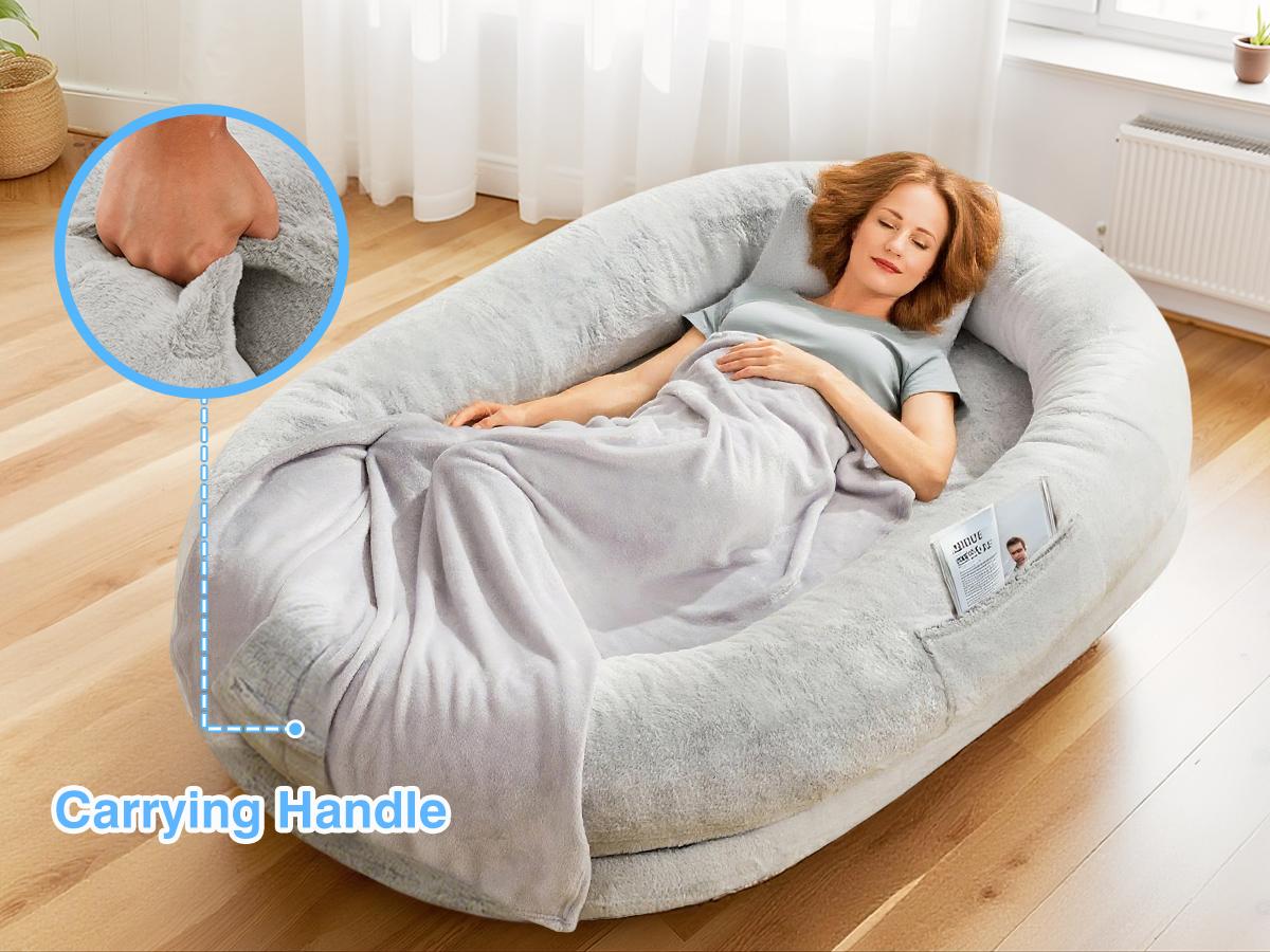 Cozy Dog Bed Four-Season Sleeping Basket Style Cat Bed Durable Suitable for Dogs Weighing Over 80 lbs Relieves Joint Pain Orthopedic Lounger with Pillow & Blanket Washable Easy-Care Contemporary Sofa for Deep Sleep Ideal Gift for Pet Lovers Shaped Beds Cozy Dog Bed Four-Season Sleeping Basket Style Cat Bed Durable Suitable for Dogs Weighing Over 80 lbs Relieves Joint Pain Orthopedic Lounger with Pillow & Blanket Washable Easy-Care Contemporary Sofa for Deep Sleep Ideal Gift for Pet Lovers Shaped Beds