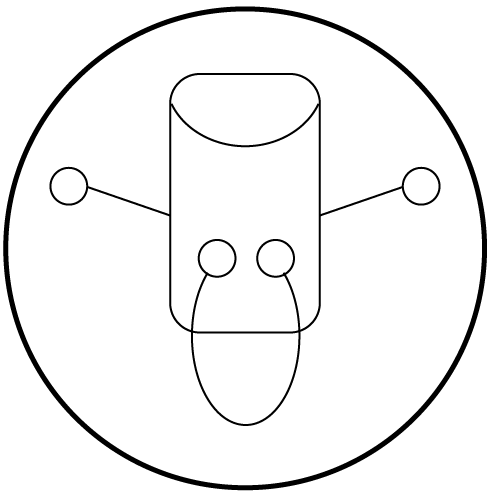 Icon of an adjustable toggle on a white background.