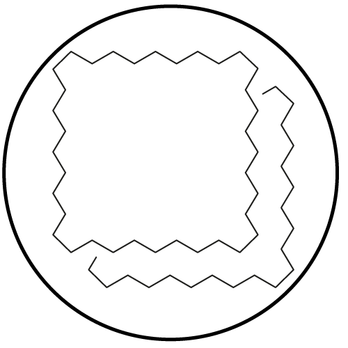 Icon of fabric swatches on a white background.