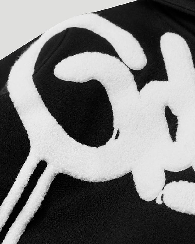 Geedup Handstyle Kids Black/White Tracksuit