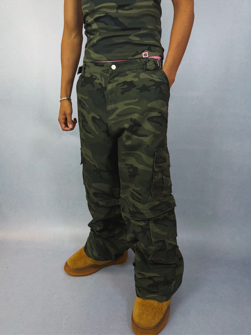 2-in-1 Star Camo Cargo Pants/Shorts