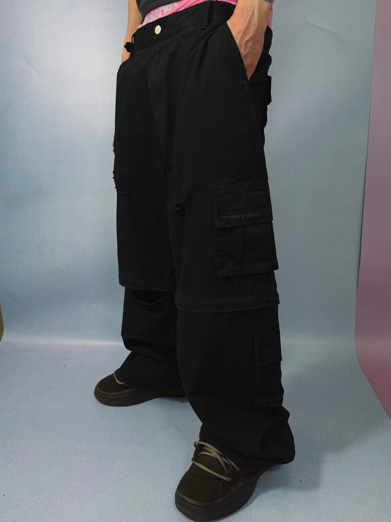 2-in-1 Star Camo Cargo Pants/Shorts