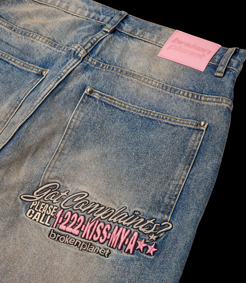 Double-Knee Denim Jeans