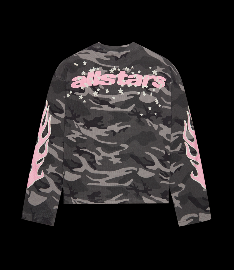 Star Camo Waffle Long Sleeve