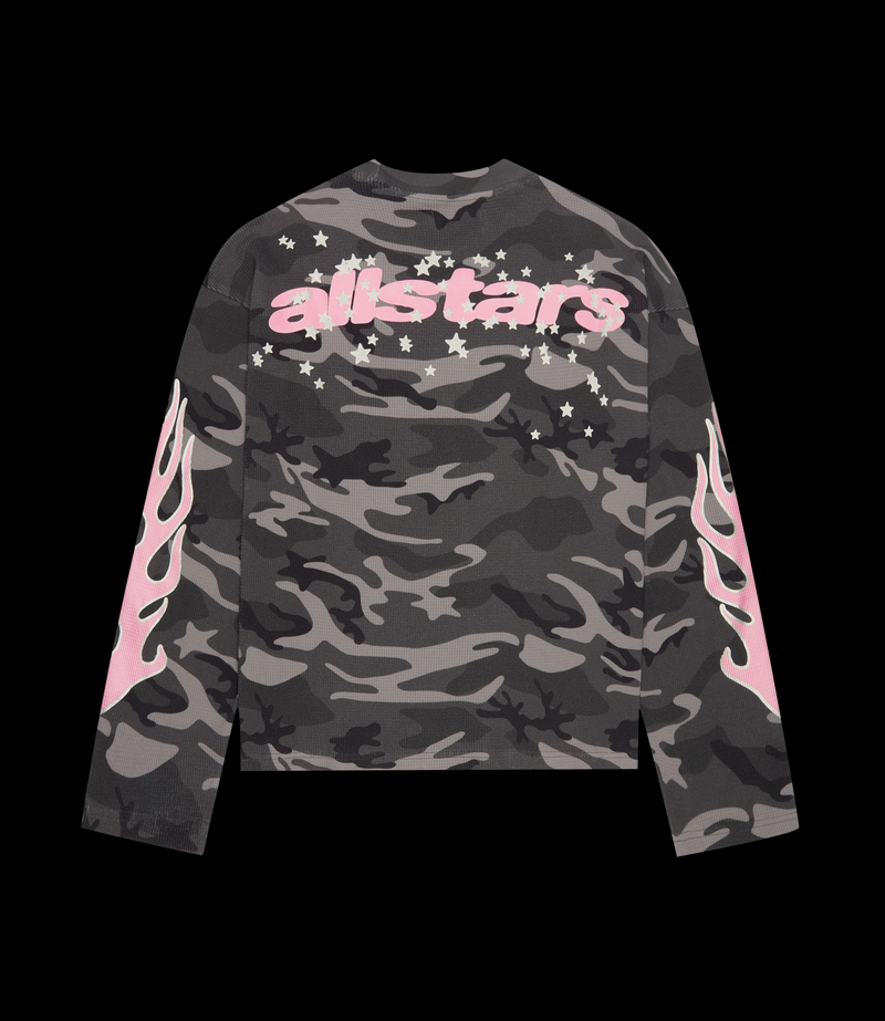 Star Camo Waffle Long Sleeve