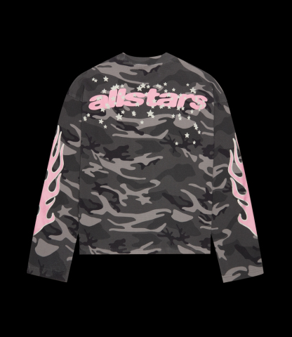 Star Camo Waffle Long Sleeve