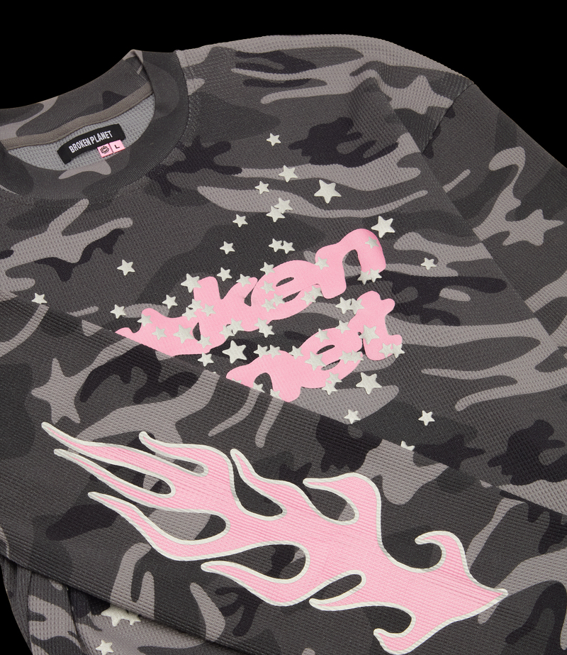 Star Camo Waffle Long Sleeve