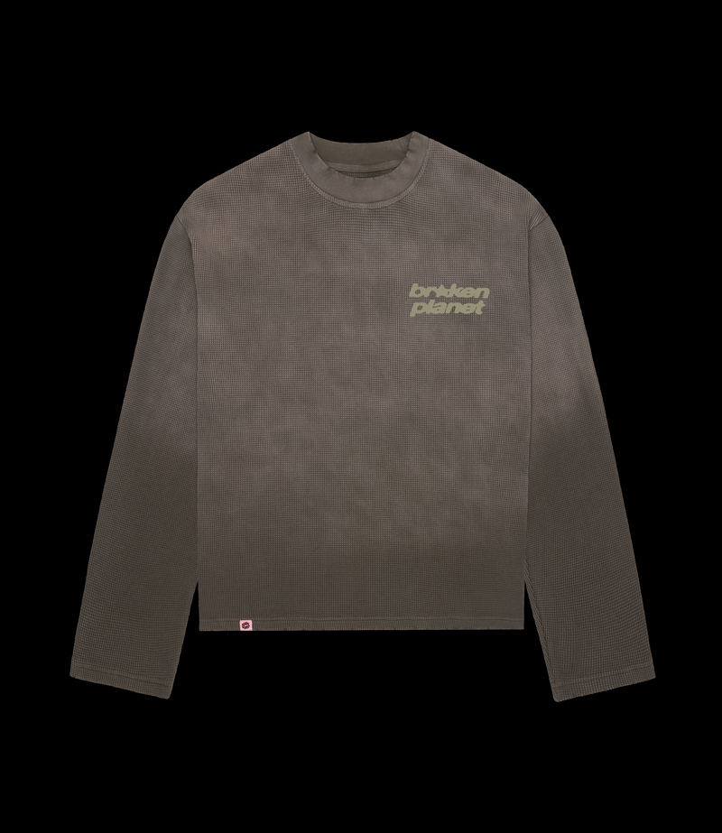 Star Logo Sunfaded Waffle Long Sleeve