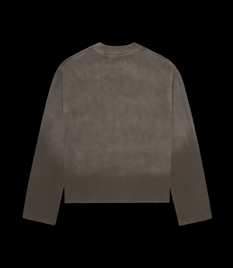 Star Logo Sunfaded Waffle Long Sleeve