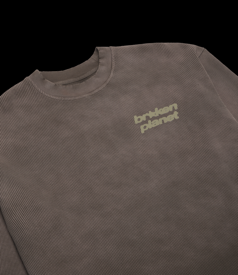 Star Logo Sunfaded Waffle Long Sleeve