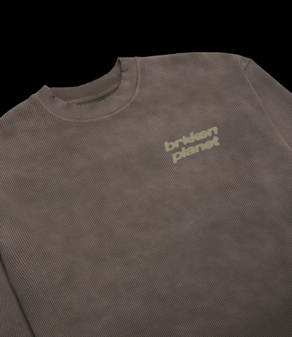 Star Logo Sunfaded Waffle Long Sleeve