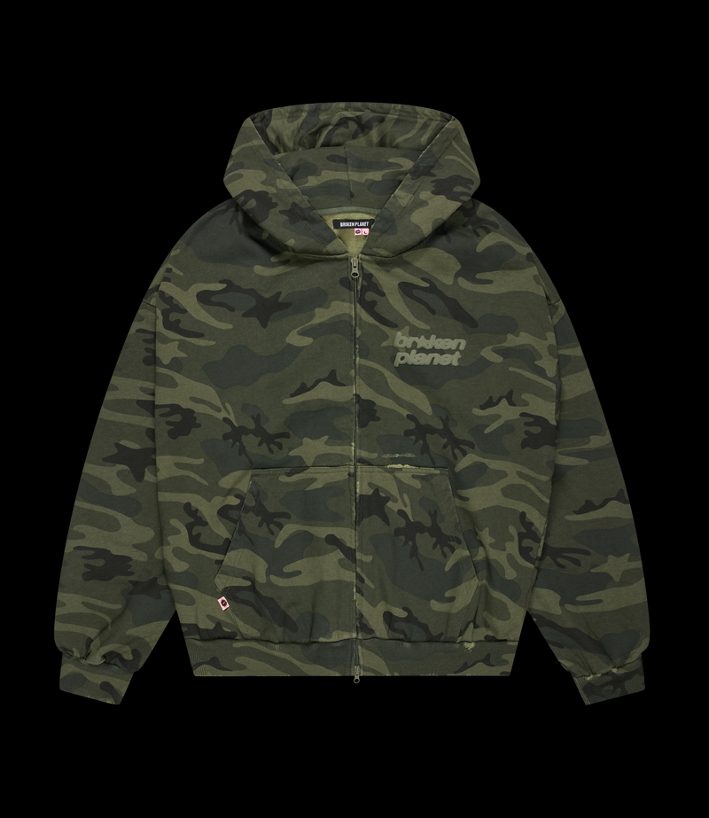 Star Logo Zip-Up Hoodie