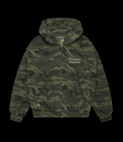 Star Logo Zip-Up Hoodie