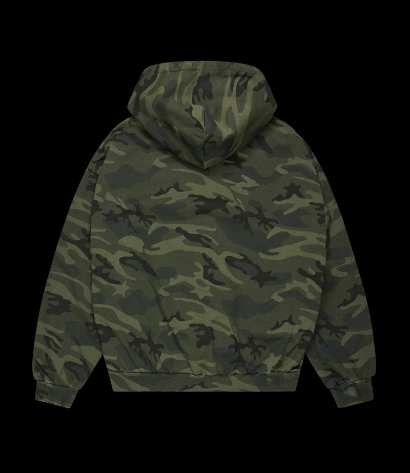 Star Logo Zip-Up Hoodie