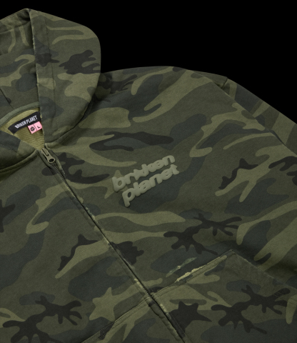 Star Logo Zip-Up Hoodie