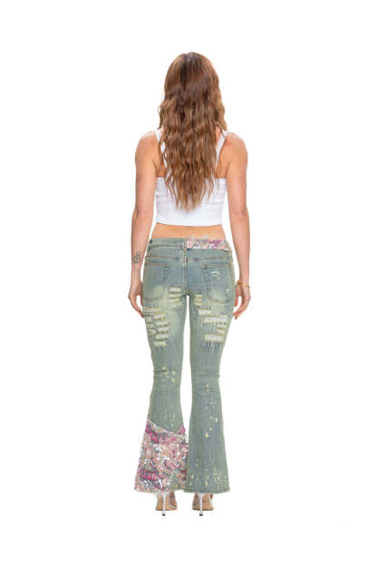 Women's Y2K Low Rise Flare Jeans