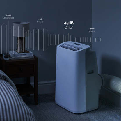 Meaco Cirro® 12000 BTU Super Quiet Smart Portable Air Conditioner +Air Evolution