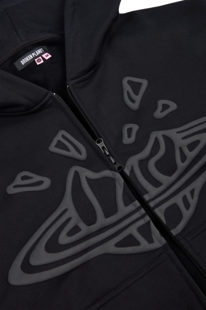 BROKEN PLANET ZIP UP HOODIE