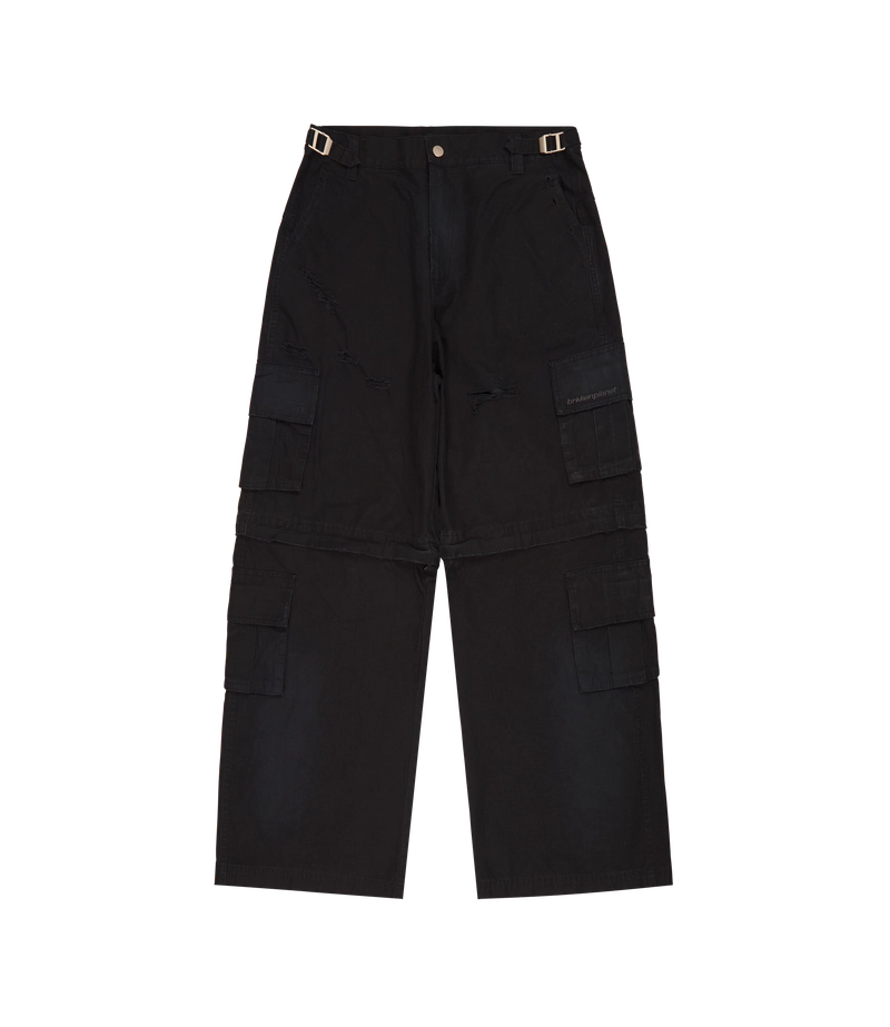2-IN-1 STAR CAMO CARGO PANTS/SHORTS