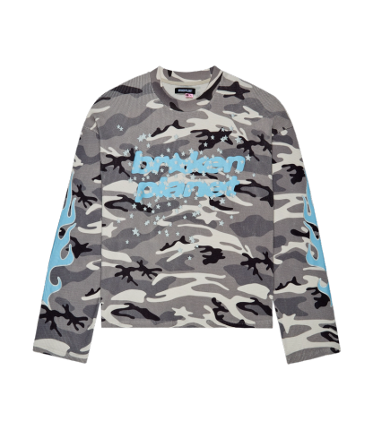 STAR CAMO WAFFLE LONG SLEEVE