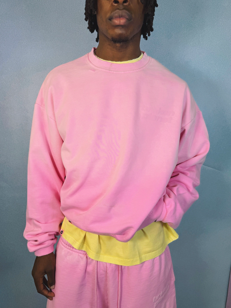 STAR LOGO SUNFADED CREWNECK