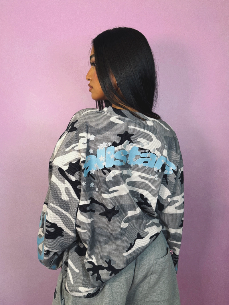 STAR CAMO WAFFLE LONG SLEEVE