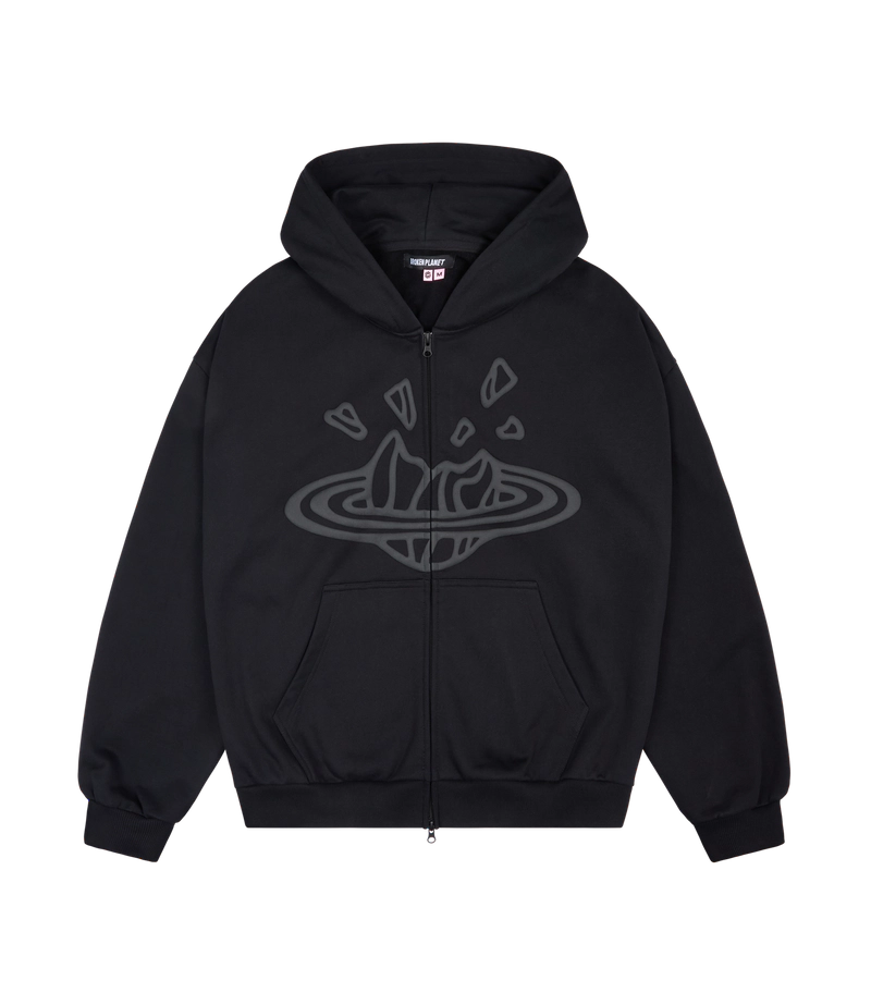 BROKEN PLANET ZIP UP HOODIE