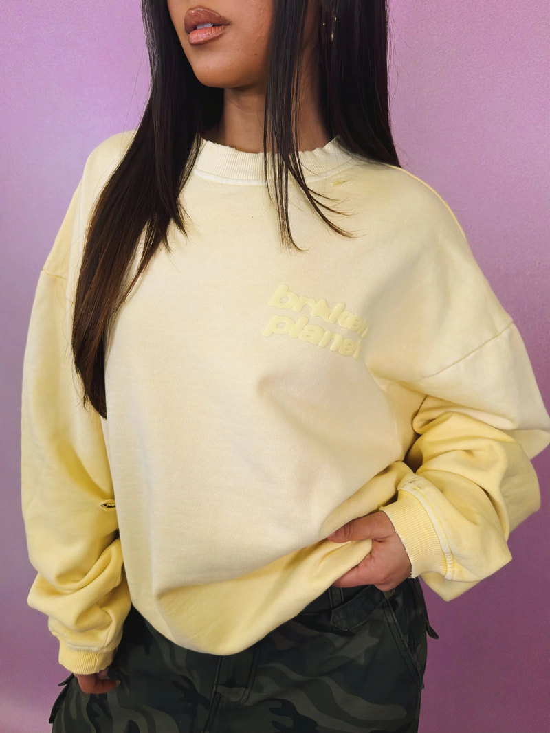 STAR LOGO SUNFADED CREWNECK