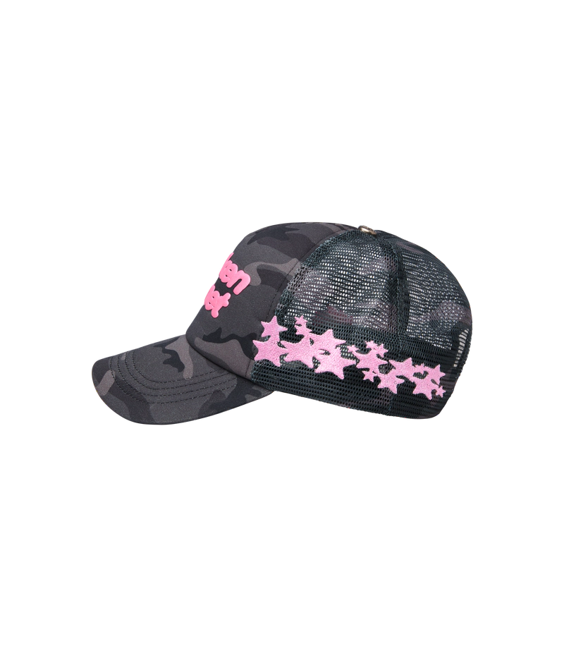 STAR CAMO TRUCKER HAT