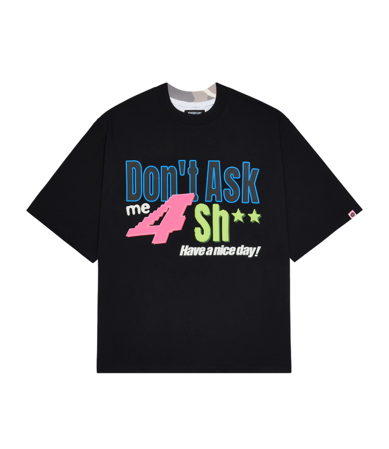 DON'T ASK ME SPLIT CAMO T-SHIRT