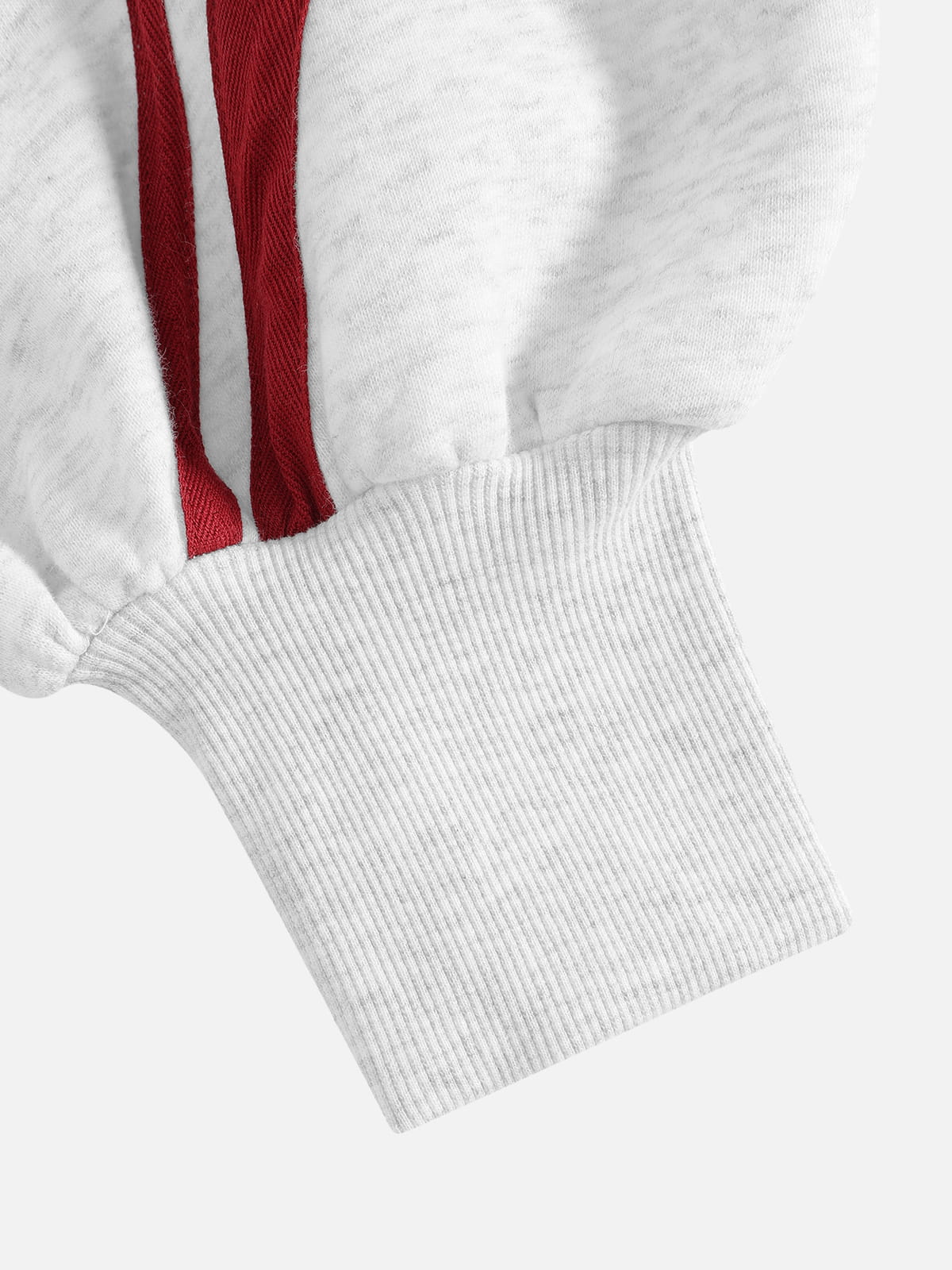 Aelfric Eden Cropped Contrast Stripe Zip Up Hoodie