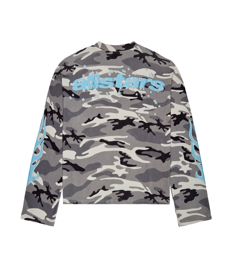 STAR CAMO WAFFLE LONG SLEEVE