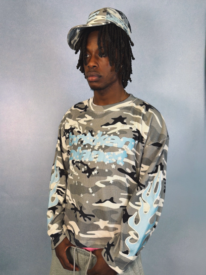 STAR CAMO WAFFLE LONG SLEEVE