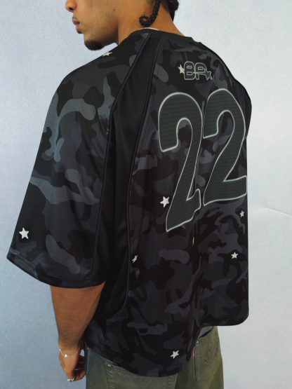 STAR CAMO REFLECTIVE FOOTBALL JERSEY