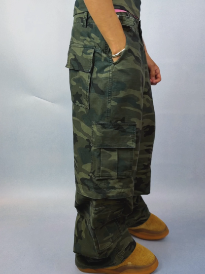 2-IN-1 STAR CAMO CARGO PANTS/SHORTS