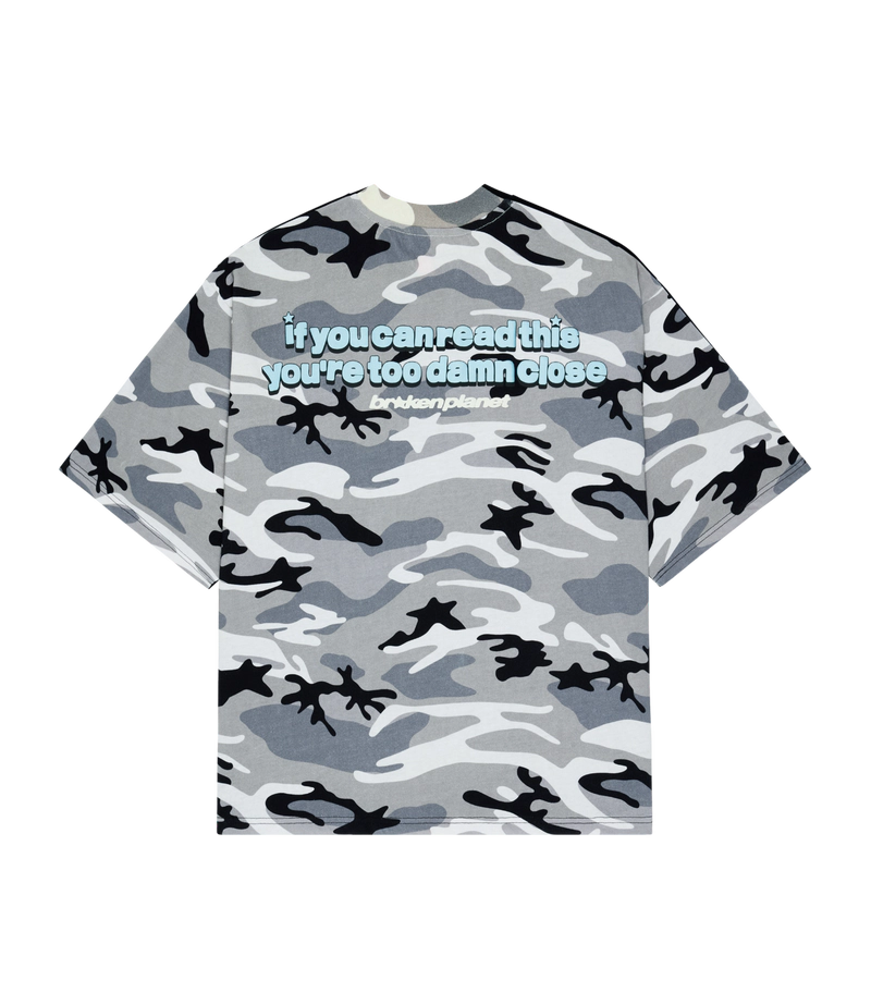 DON'T ASK ME SPLIT CAMO T-SHIRT