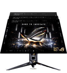 The PG27AQWP-G Edition 20 is tilt-adjustable.