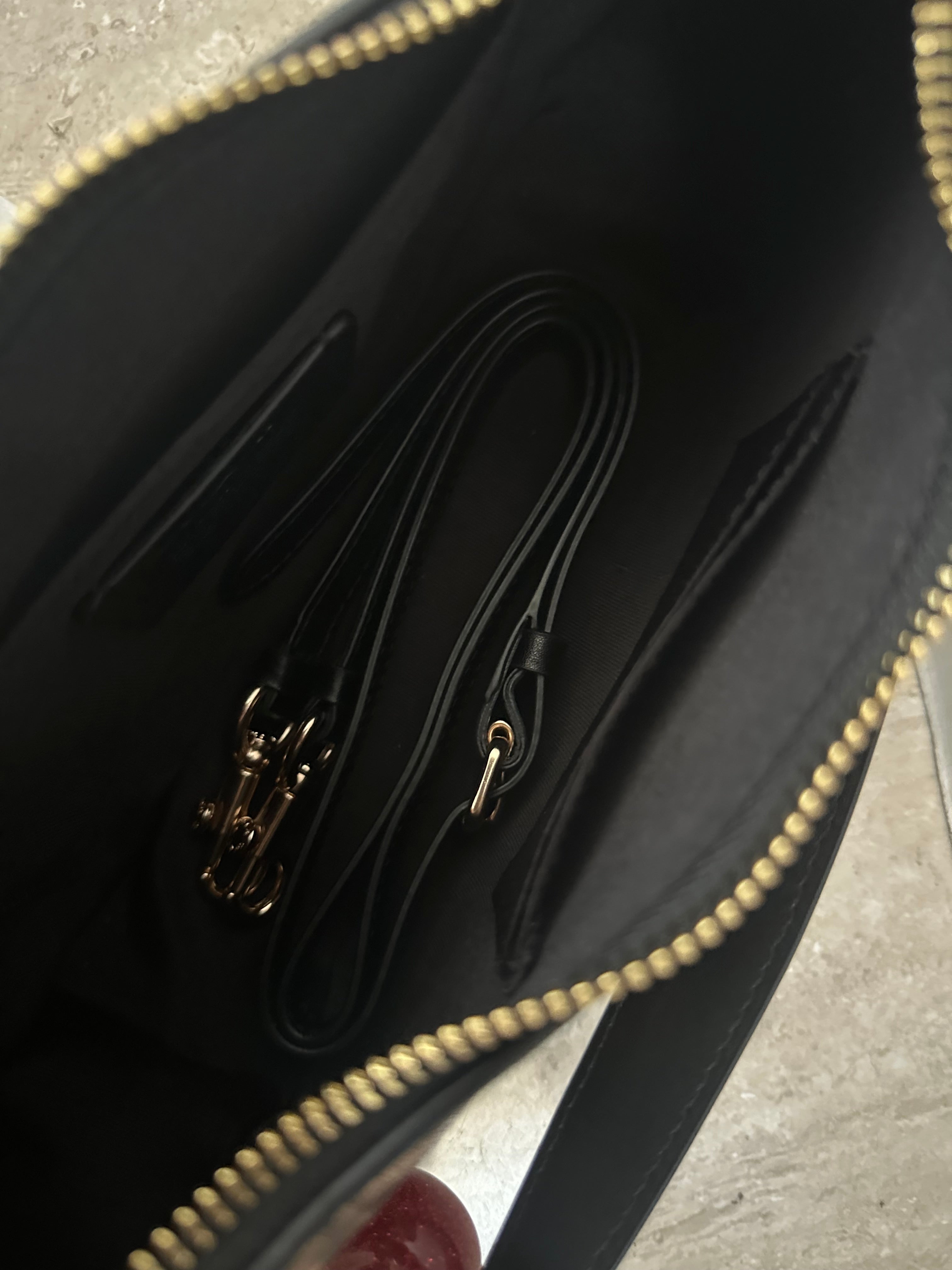 Teri Leopard Black Shoulder Handbag