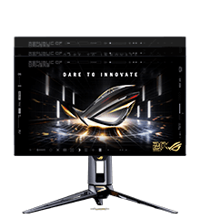 The stand ofthe PG27AQWP-G Edition 20 is height-adjustable