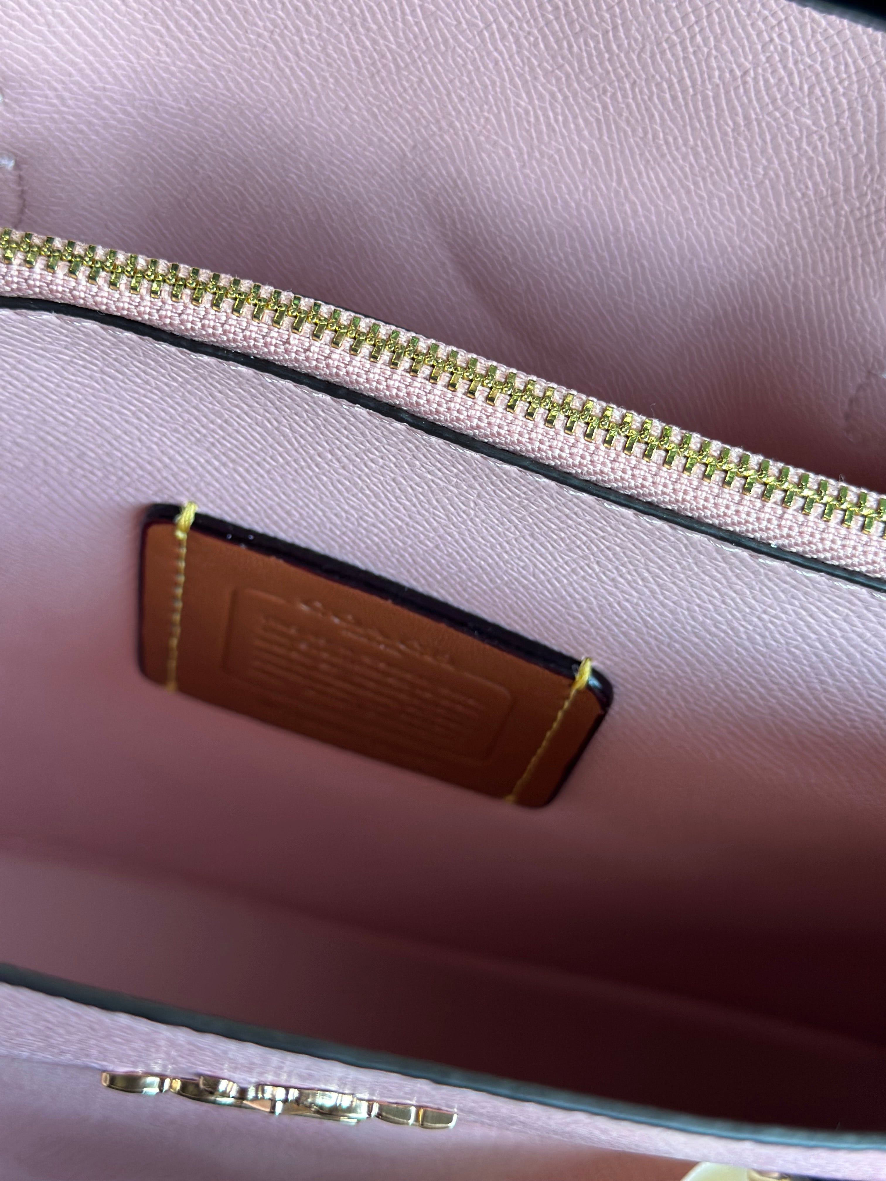 Pink Teri   Shoulder Handbag