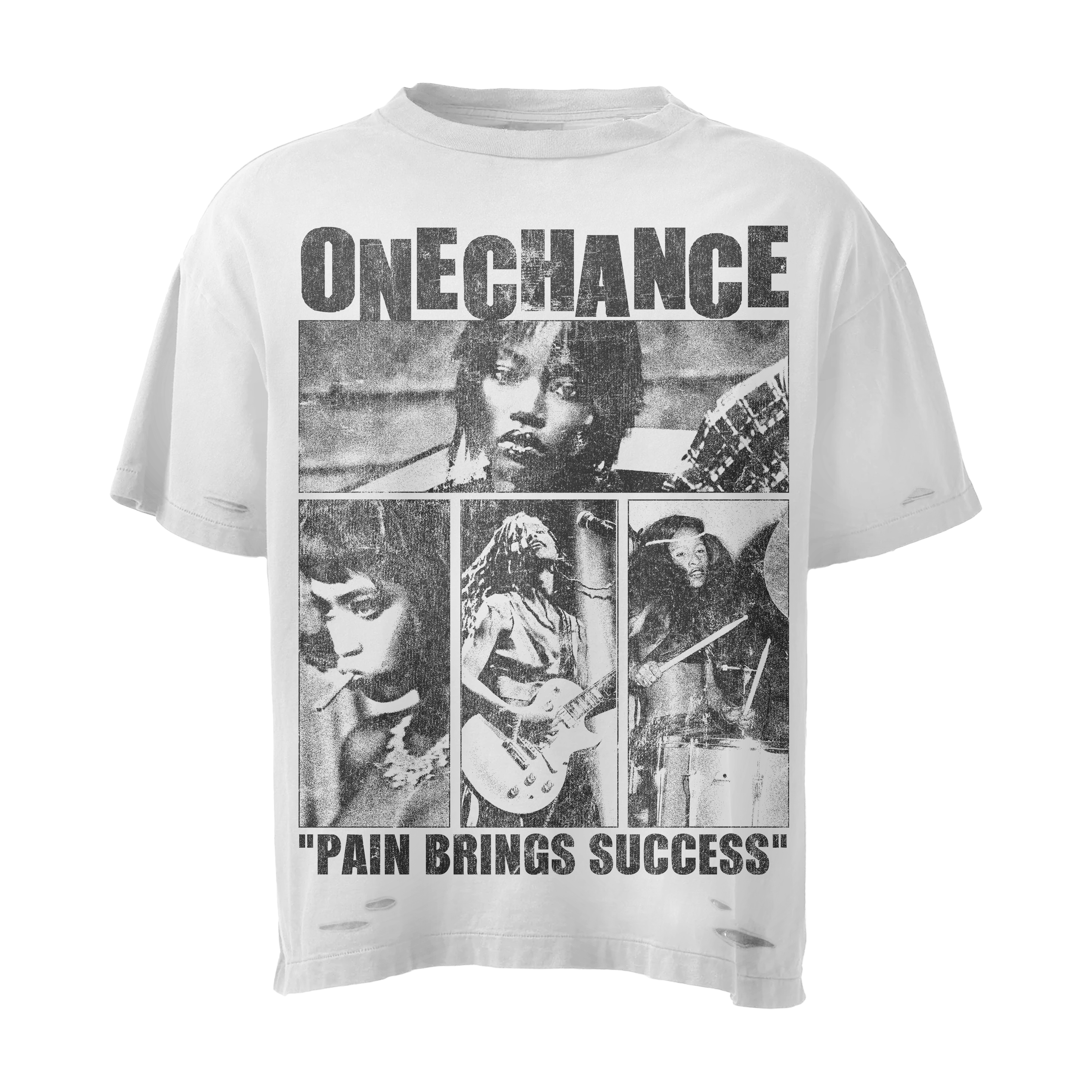 PAIN BRINGS SUCCESS WHITE TEE
