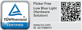 The T&Uuml;V Rheinland-certified label