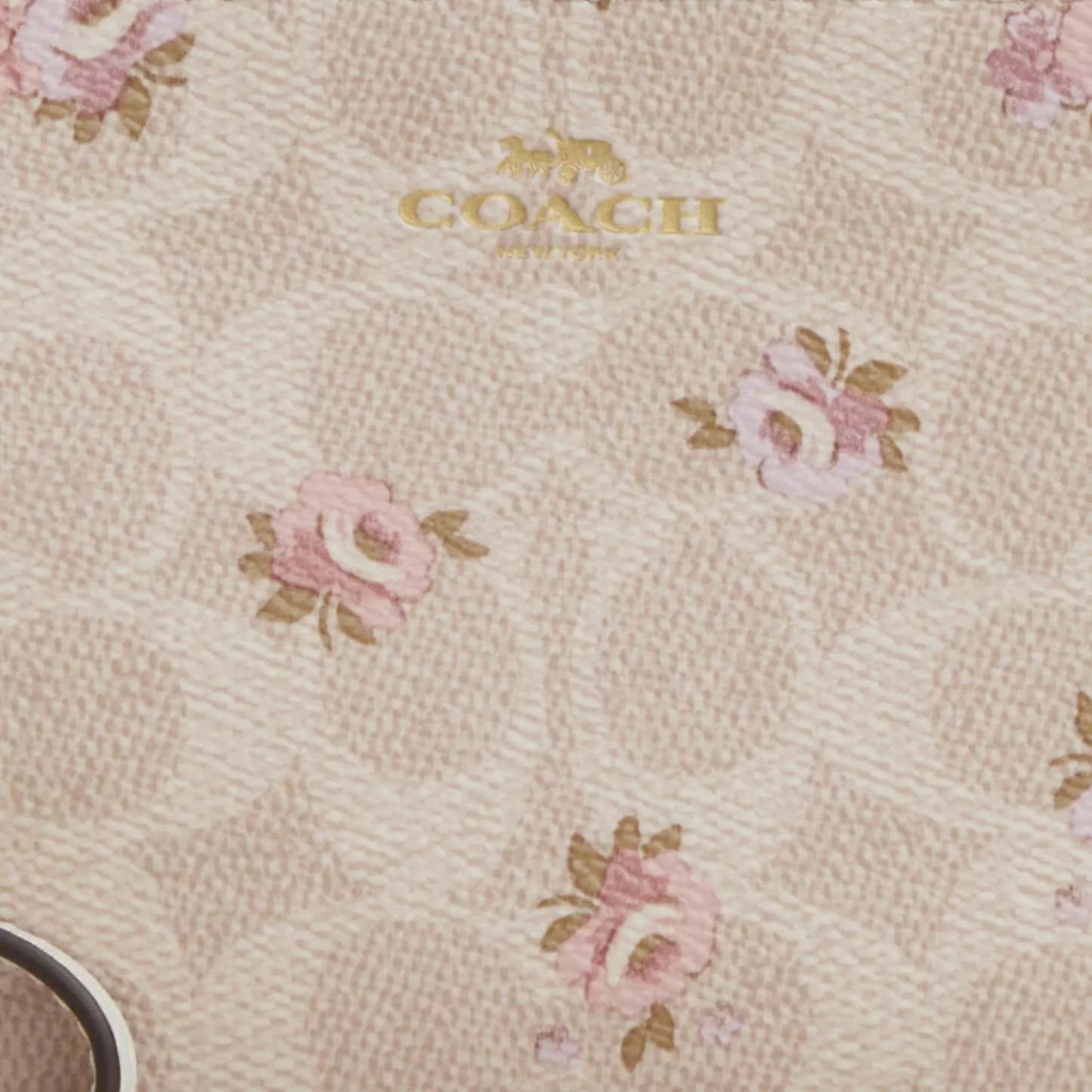 Outlet Corner Zip Wristlet In Signature Canvas With Floral Print