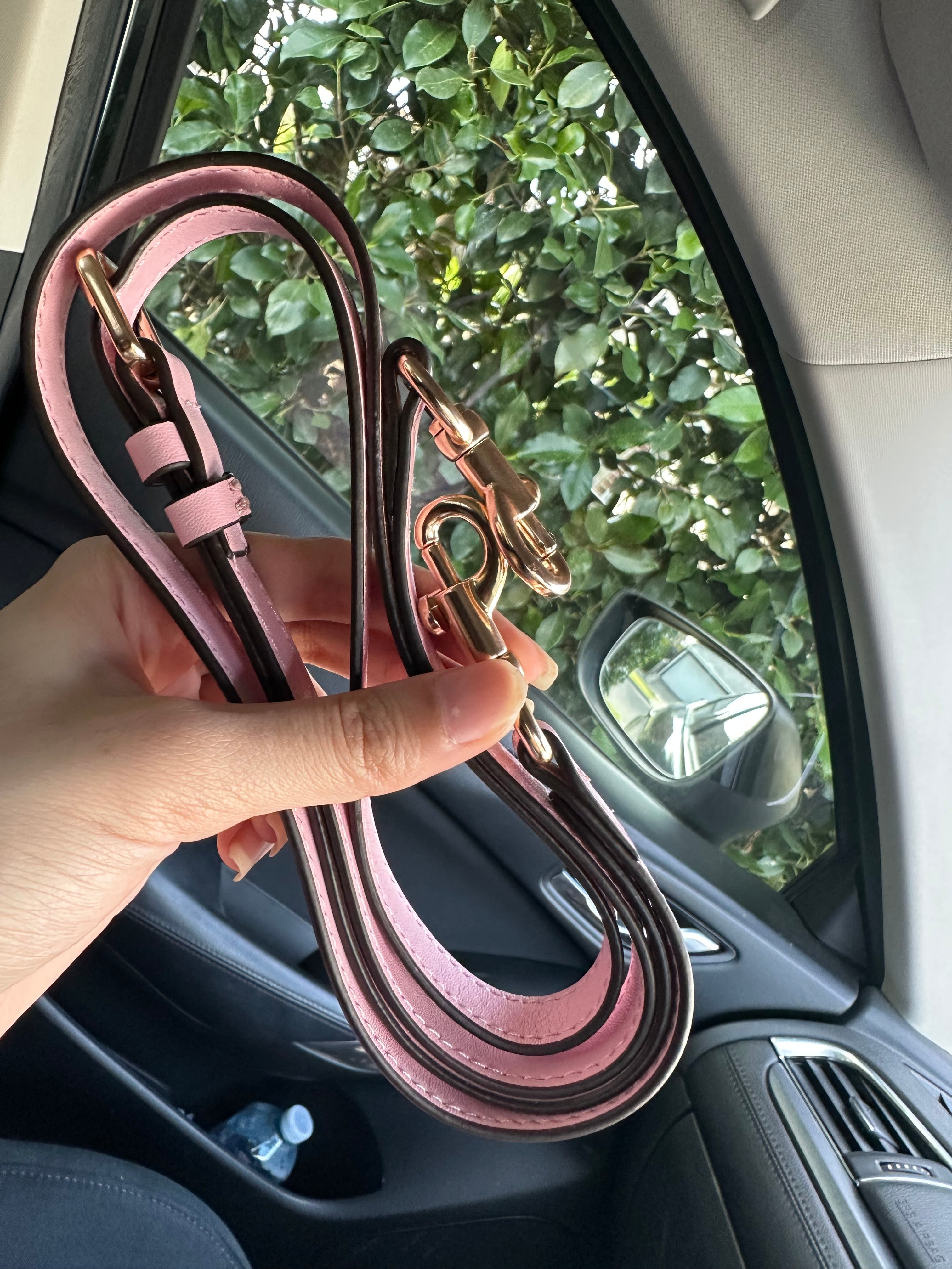 Pink Teri   Shoulder Handbag