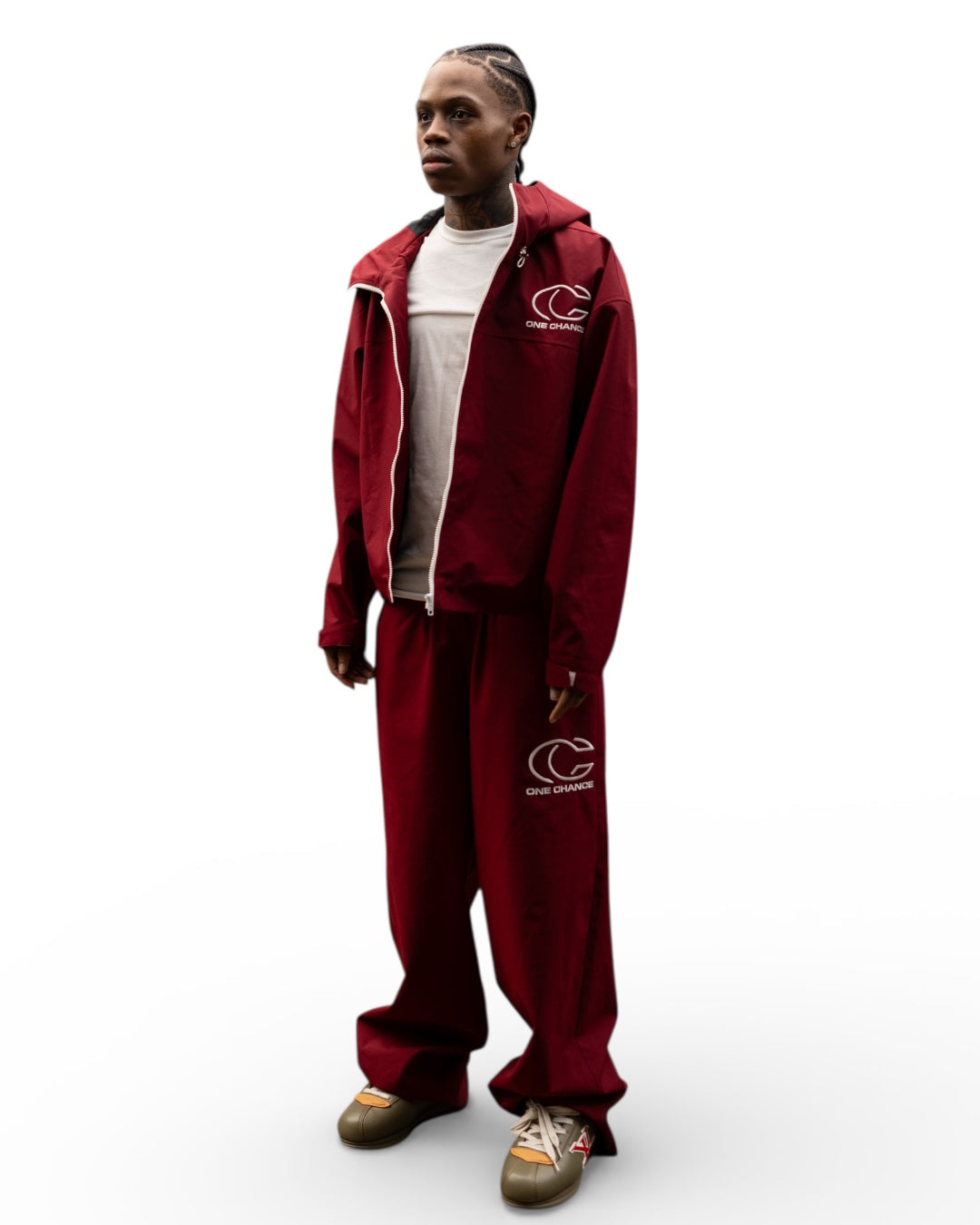 One Chance Rain Set (Maroon)