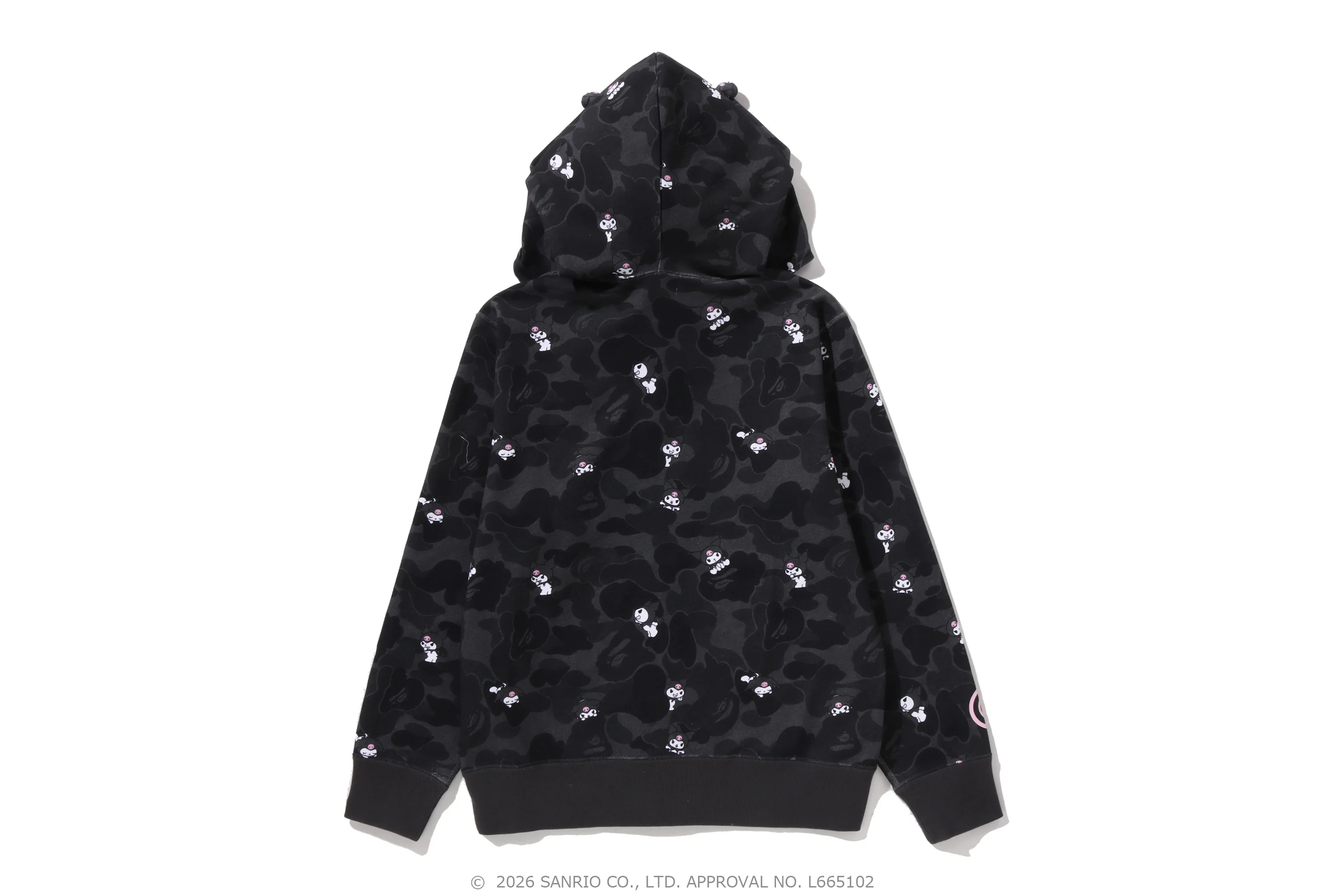 BAPE WGM Characters Kuromi Camo Full Zip Hoodie