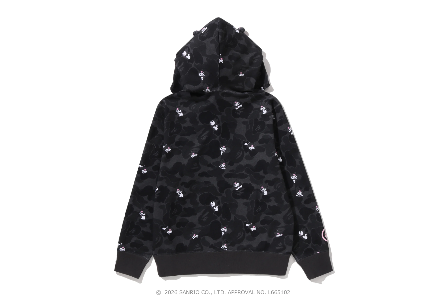 BAPE WGM Characters Kuromi Camo Full Zip Hoodie