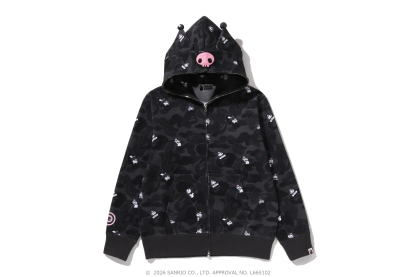 BAPE WGM Characters Kuromi Camo Full Zip Hoodie