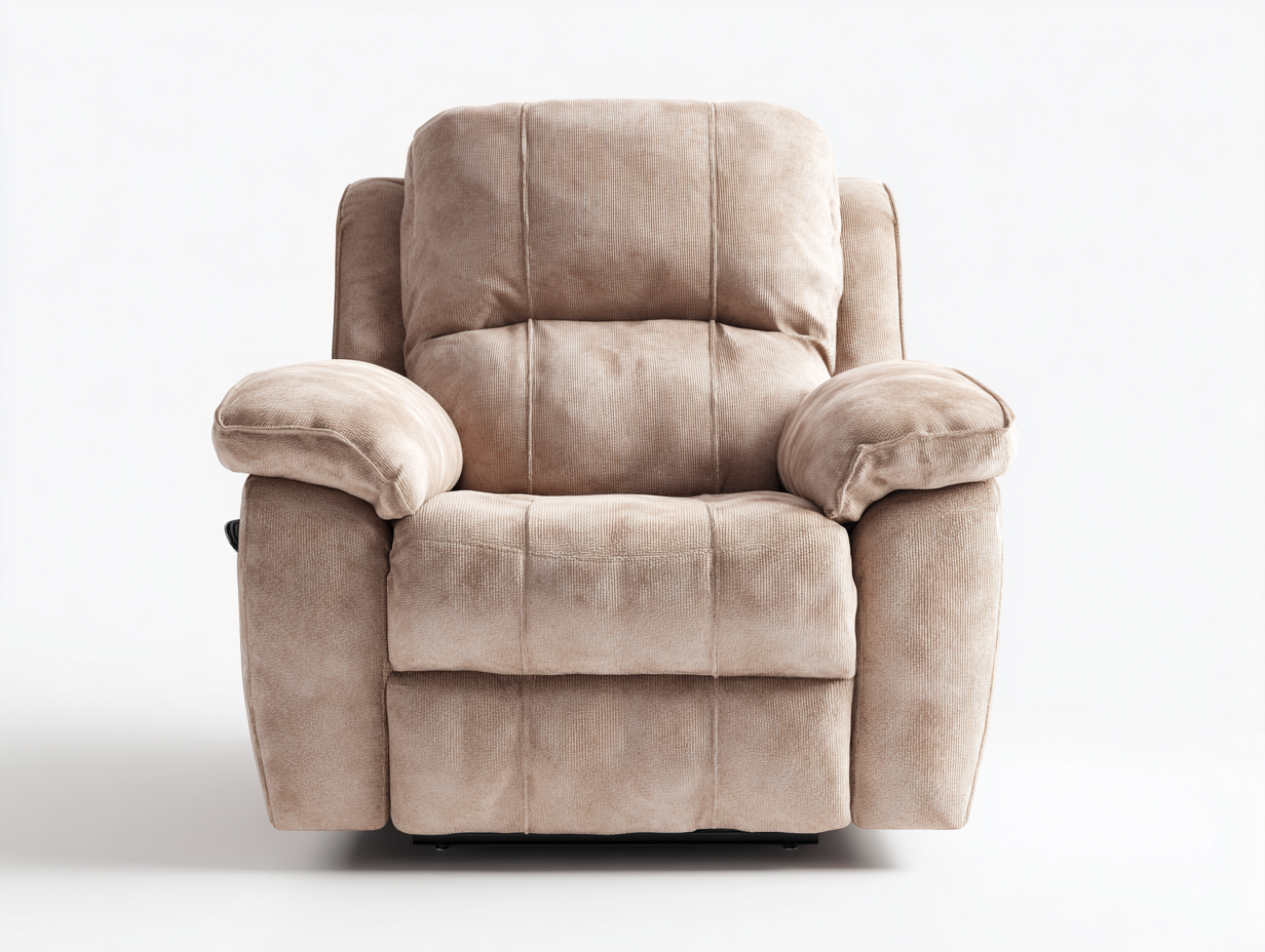 Liegesessel-Stoff-99 x 91 x 103 cm-Beige-Modern-Nestgetloft